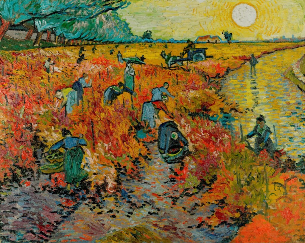 unrecognized genius – Vincent van Gogh - Red Vineyard at Arles (1888)